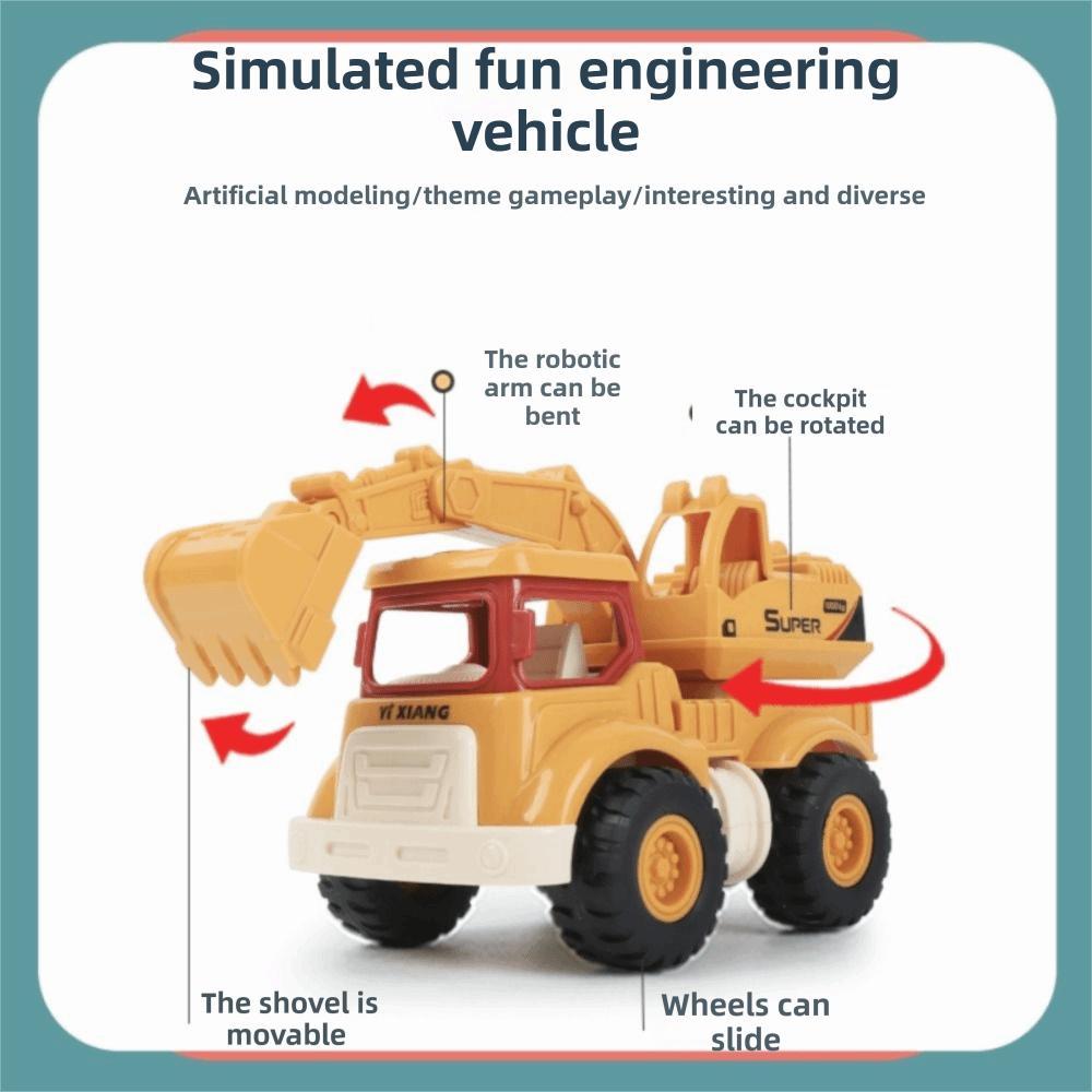 Inertial Driving Construction Trucks Innovative Design Construction Vehicle Toys Kids Play