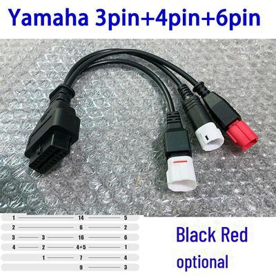 Кабель-адаптер OBD для мотоцикла Yamaha Honda: 3+4/6-контактный на 16-контактный