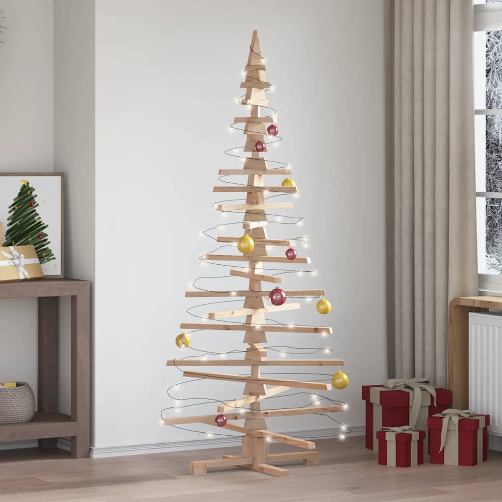 Wooden Christmas Tree 180 cm Solid Pine Wood