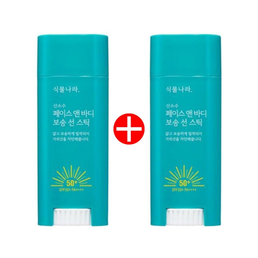 1+1 SIKMULNARA Кислородная вода для лица и тела Мягкий солнцезащитный стик 30 г (SPF50 +)