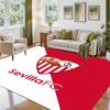 Sevilla FC Design Crystal Velvet Rug Soft Decorative Mat for Bedroom Entrance