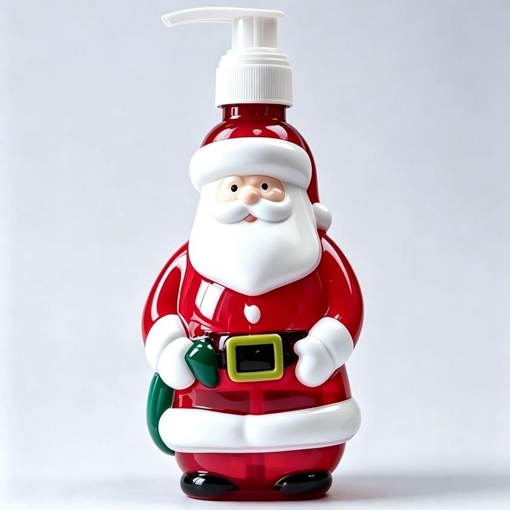 300ml Lotion Dispenser Bottles Santa Claus Gel Hand Sanitizer Bottle Soap Pump Dispensers Bathroom