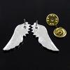 Women Punk Wing Scarf Lapel Collar Brooch Pins Party Jewelry Decor Xmas Gift AVE