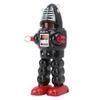 Walking Robot Walking Figure Metal Fencing Holiday Clockwork Toy, Toy, Robot, Collectible, Birthday, Gift, (Black)