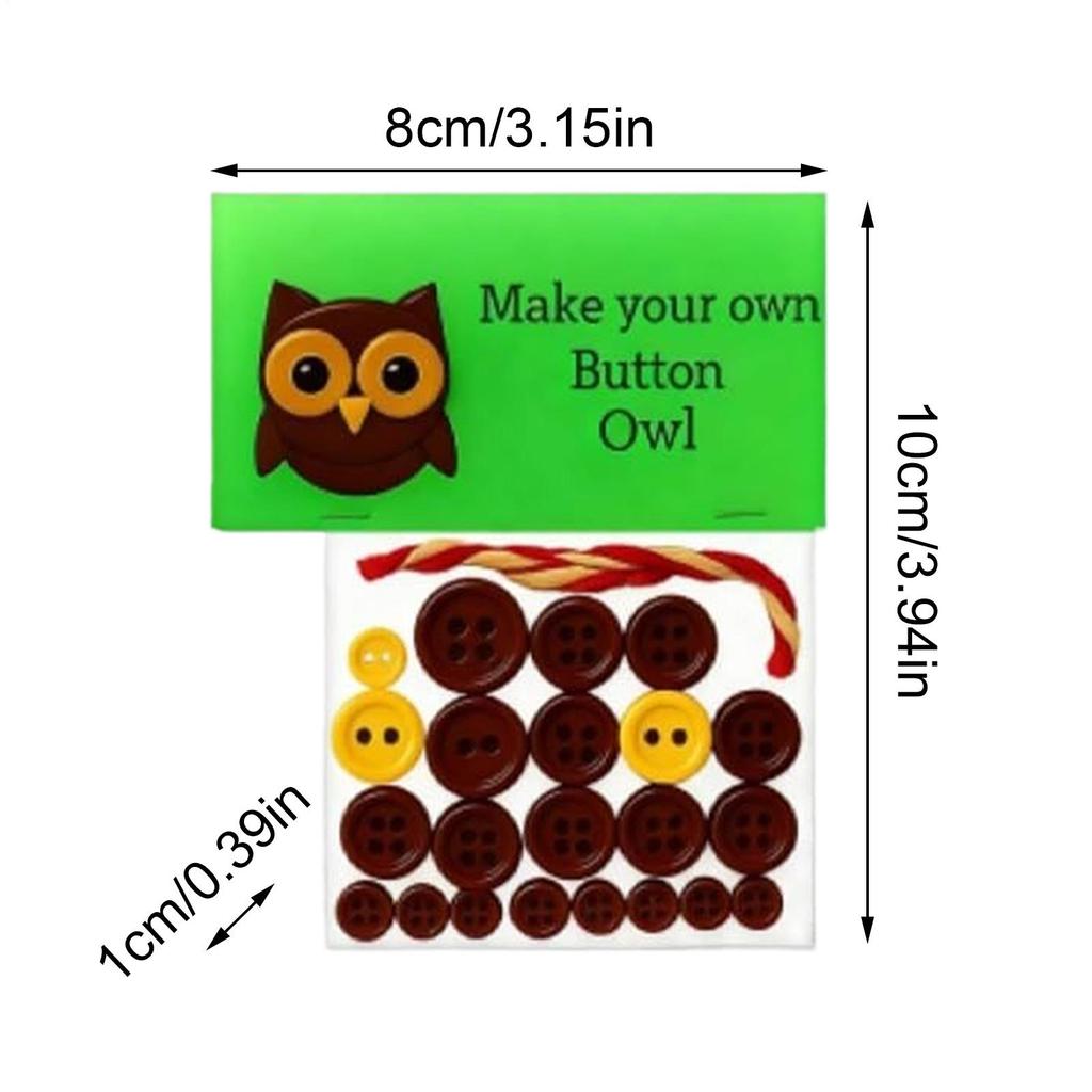 Рождественский набор пуговиц для поделок с животными Веселые пуговицы ручной работы Животные-украшения Домашние украшения Для автомобиля, квартиры, общежития, офиса