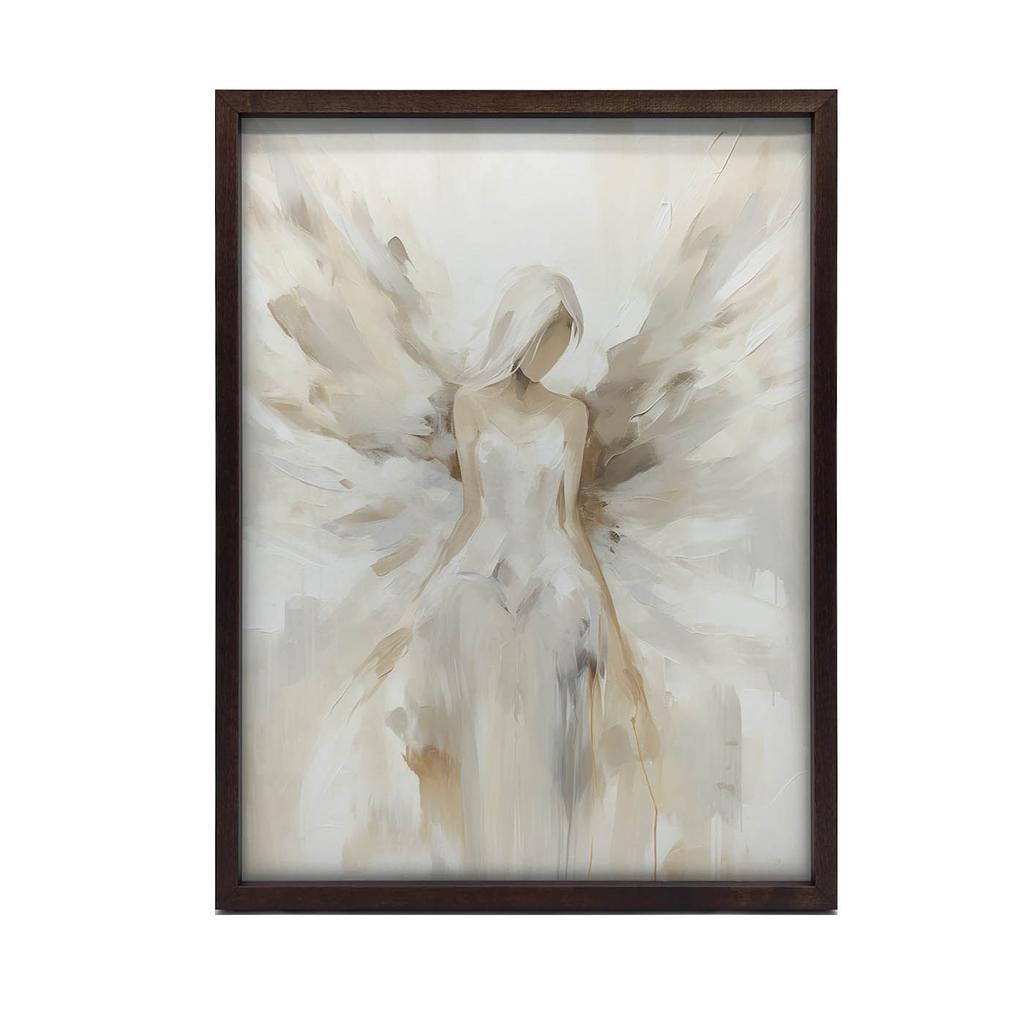 Poster Picture of Angelic Beauty Poster Picture of Angelic Beauty, 40X50 Cm, Gold Aluminum Frame, 230 Gsm Matte Paper