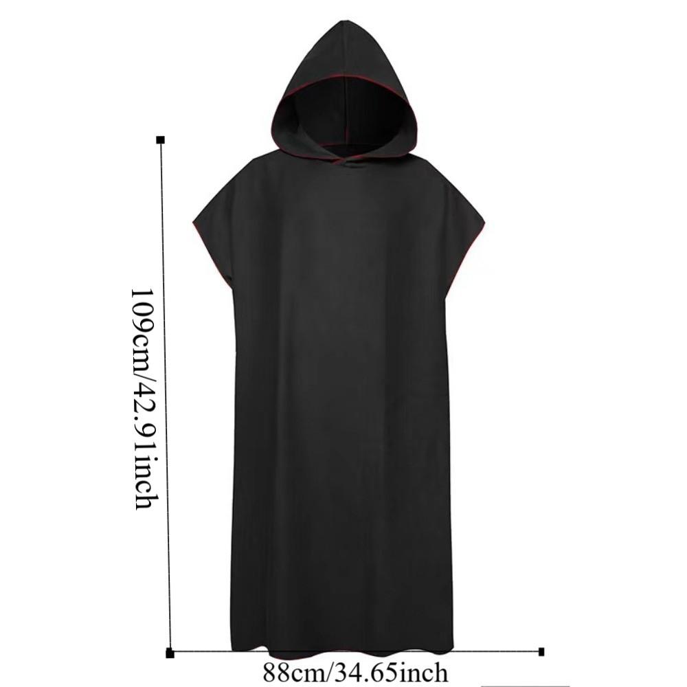 Hooded Quick-drying Swimming Towels Absorbent Beach Poncho Towels Swimming Dry Towels  Bath