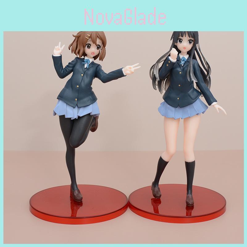 Аниме K-On Хирасава Юи Акияма Мио Модель ПВХ Статуя В Позе Готовой к Дисплею Для Фанатов и Коллекционеров