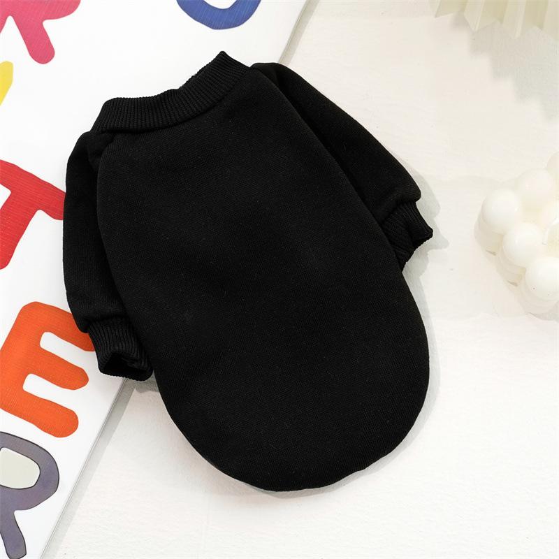 Модный бренд для питомцев свитер для кошек и собак Тедди Би Сюн померанский шпиц однотонный флисовый свитер одежда осень и зима новые товары