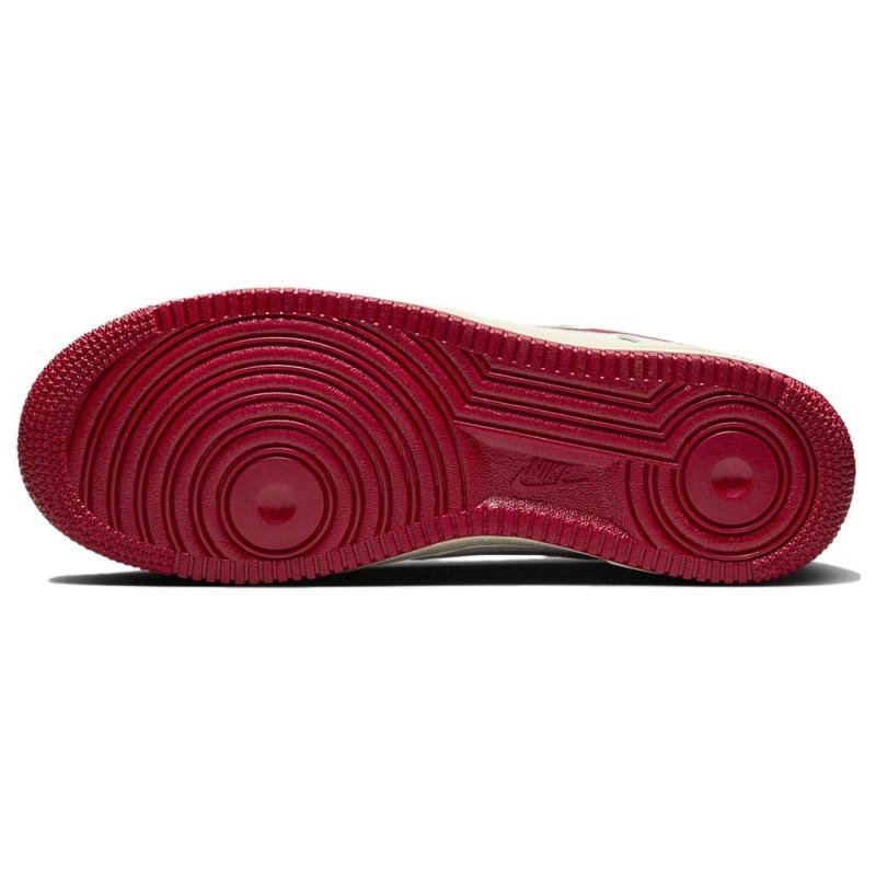 Nike Air Force 1 Low '07 Sail Gym Red Sneakers FV0392-101