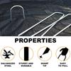 Easy to Fixed Ground Nails Goal Pegs U-Shaped Pegs Tent Ground Nails Trampoline Pile Ground Anchor