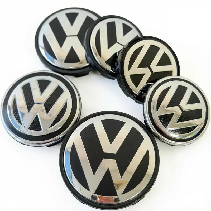 4 шт. Колпачки ступицы колеса для VW Polo Golf 4 5, 56 мм 65 мм 70 мм 76 мм, для VW Golf 5 6 7 Passat B6 B7 B8 Tiguan Polo Jetta GTI 3B7601171 5G0601171