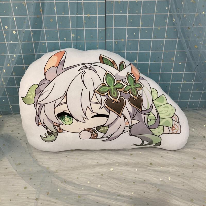 Милая плюшевая кукла-подушка Геншин Импакт Чжун Ли Нилу Сахароза для сна Рождественский подарок