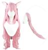 Cosplay Wig by Hiroi Koyori, Pink Mix, Heat-Resistant Wig (Type A with Tail)