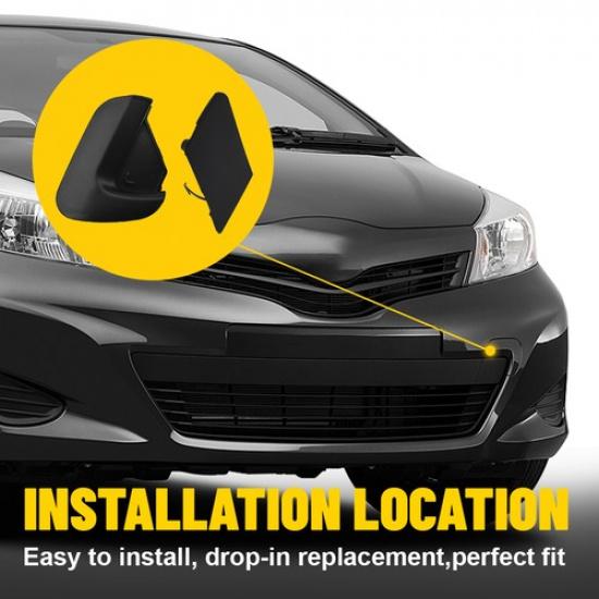 Front Hook Tow Bumper Eye Cover Cap Fit 2012-2014 Toyota Yaris CE/L/Hatchback