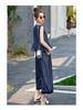 Stylish Summer 2025 Denim Jacket & Wide-Leg Pants Set