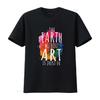 Мужская футболка Earth Without Art Is Just Eh Painting Artist Pun Teacher Черная Средняя винтажная стираная Повседневная Стильная Универсальная