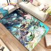 Genshin Impact Cartoon Game Area Rug, ковер для дома, гостиной, спальни, дивана, дверного коврика, кухонного декора, детский нескользящий напольный коврик