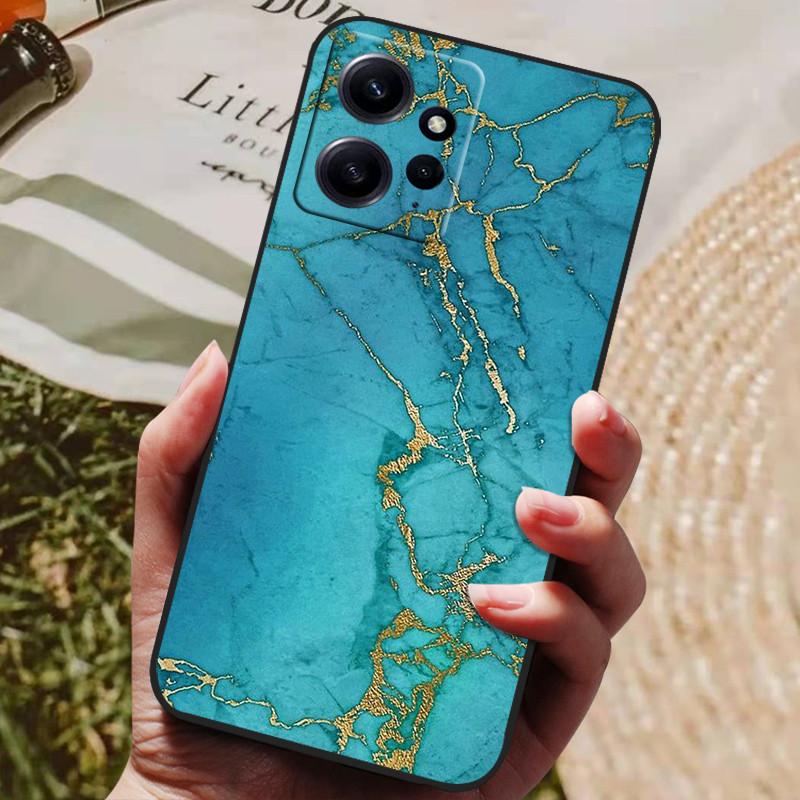 Для Redmi Note 12 4G Чехол Силиконовая Задняя Крышка Чехол для Телефона для Xiaomi Redmi Note12 4G Чехлы Redmi Note 12 4G 2023 Мягкий Бампер coque