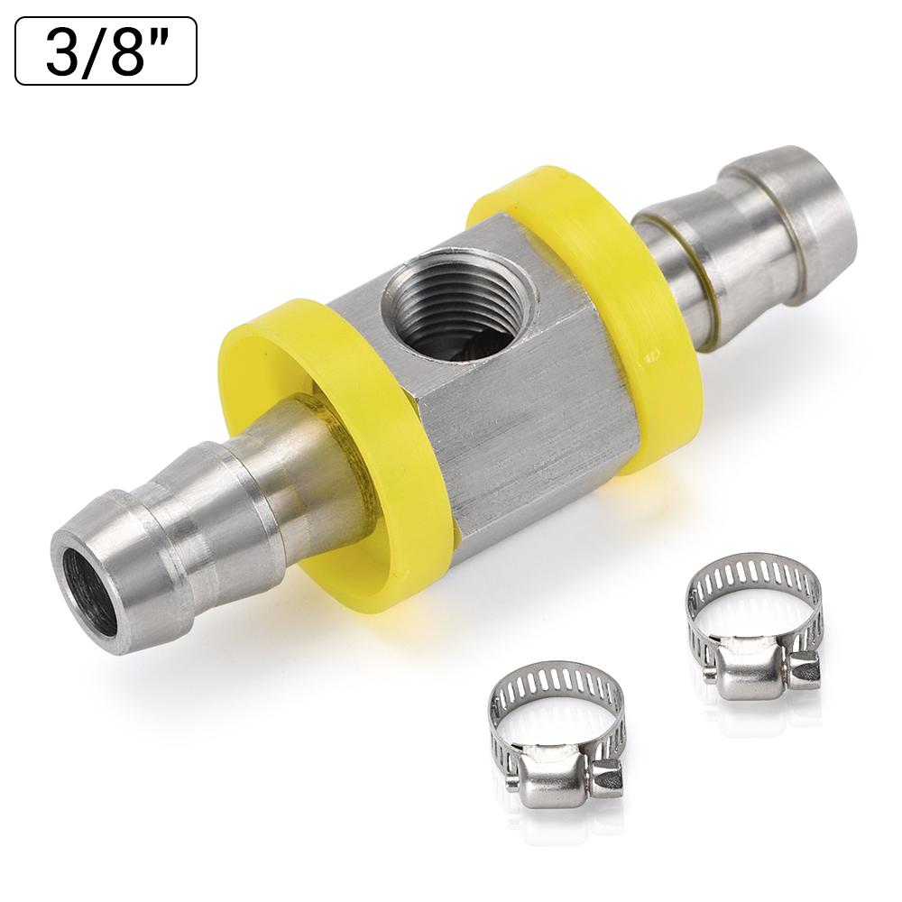 1/2 3/8 дюймов топливная магистраль, Т-образный адаптер давления топлива для датчика давления топлива, автомобильные аксессуары, Т-образный адаптер, разъем