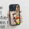 Y-yoshitomo Nara-Ретро Арт Чехол для Телефона Для IPhone 17 16 15 14 13 12 11 Pro Max Plus Черный Полное Покрытие ТПУ