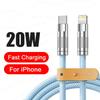 PD 20W USB C кабель для быстрой зарядки для Apple iPhone 14 13 12 11 Pro Max Plus 3A плетеный кабель для передачи данных аксессуары для быстрой зарядки телефонов