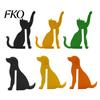 Creative Toy Hook 3D Printed Dog/Cat Hook, Compact Decorative Door Interactive Dog Shaped Pet Shape Hanger Ornament for Living Room Bedroom