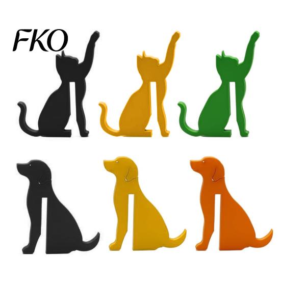 Creative Toy Hook 3D Printed Dog/Cat Hook, Compact Decorative Door Interactive Dog Shaped Pet Shape Hanger Ornament for Living Room Bedroom
