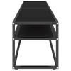 Vidaxl Szafka Pod Tv, Czarna, 180X40X40,5 Cm, Szkło Hartowane