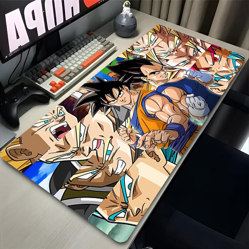 Mouse Pad DBZ Rug rubber table Large Gamer xxl Desk mat Computer keyboard gaming accessories carpet Dragon Ball Z mousepad