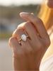 925 Sterling Silver Fashion Simplicity Classic Water Drop Ring For Women Engagement Wedding Luxury High Quality Fine Jewelry