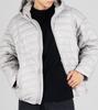 Button Seoul [Duck Down 80/20] Oversized Lightweight Duck Down Padded Jacket (Light Gray)