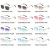 High Quality Cut Edge Rectangular Sunglasses Rimless Gradient Lens Shades  for Women & Men