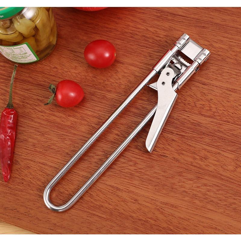 Регулируемый консервный нож из нержавеющей стали, многофункциональная открывалка для бутылок, легкий и не требующий усилий инструмент, бытовой кухонный инструмент для открывания крышек