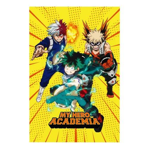 My Hero Academia Fleece Deku, Bakugo & Todoroki Blanket