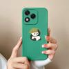 Чехол-крышка для Honor 400 Lite, милый мультяшный, мягкий, высокое качество, корпус из жидкого силикона, защита камеры, противоударный протектор для телефона