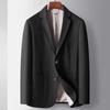Весна и осень Легкий роскошный деловой однотонный пиджак в западном стиле для среднего и молодого возраста, однотонный однобортный модный пиджак