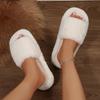 Trends 2025 Slides Women Casual Shoes Women Flats Plush Cross Straps Slippers Home Shoes Women Flats Cross Straps Slippers