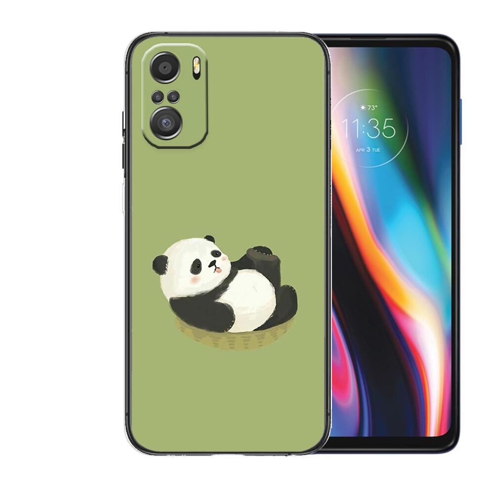 Super Cute Panda Phone Case For Xiaomi Mi 11 Lite Pro Ultra 10s 9 8 MIX 4 FOLD 10T 5g Black Cover Silicone Back Prett