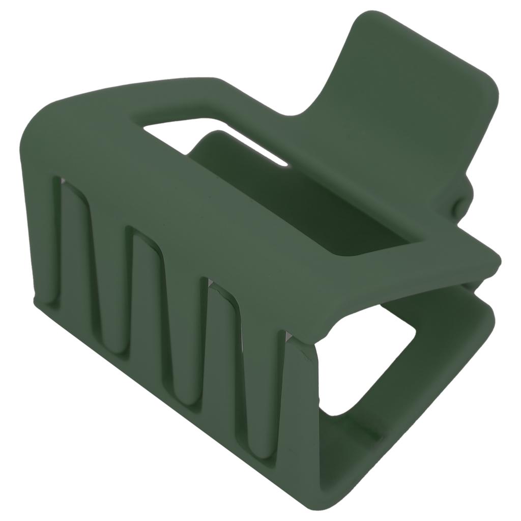 Rectangle Thick Hair Clamp Square Plastic Hair Claw Clips Hair Styling Jaw Clips for Girls WomenArmy Green