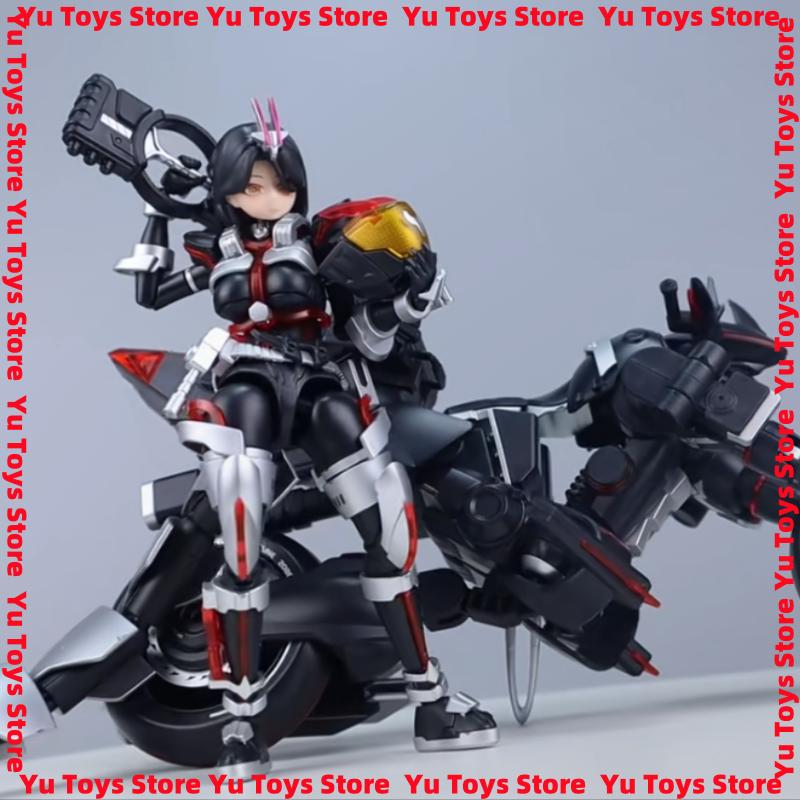 New Genuine Yubo Cultural Creative Shark Warhorse Goddess Guochuang Mecha Assembly Action Figure Collect Toy In Stock