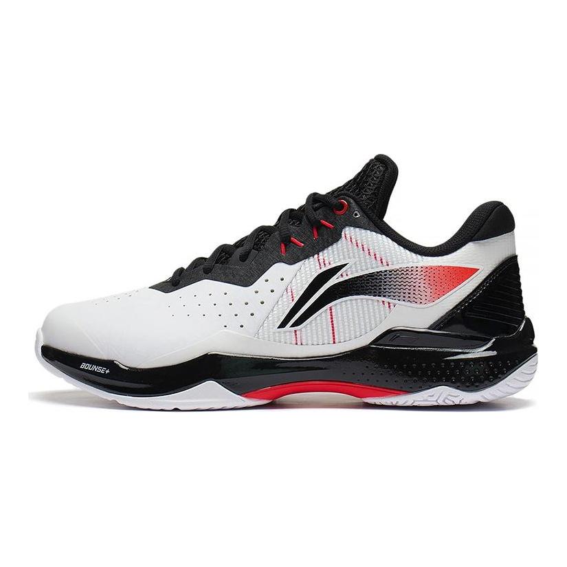 Бадминтонные кроссовки Li Ning Унисекс Низкие Стандартные Белый/Черный AYAS018-2