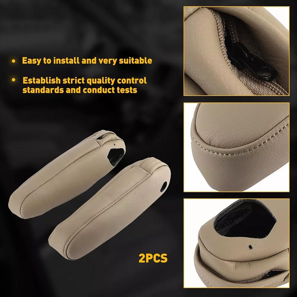 2 шт. Бежевая кожаная накладка на подлокотник для Lexus RX300 RX330 RX350 2003-2004 2005-2009 Замена крышки центральной консоли