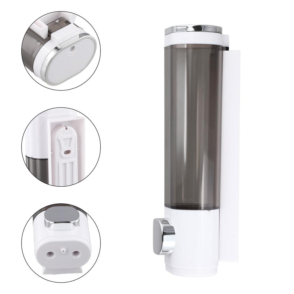 Настенный дозатор для мыла 300 мл Дозатор для мыла для ванной комнаты Бутылка с помпой для геля для душа Шампуня Дом Отель Ванная комната Мыльница