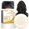 Рисовое мыло-шампунь 100 г Твердый шампунь Освежающий пушистый натуральный шампунь-мыло с многофункциональным эффектом для восстановления корней волос