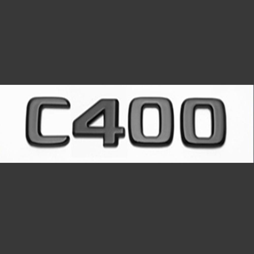 JDW3  For Mercedes Benz AMG W204 W205 W206 C200 C220 C220d C300 C400 C250 C260 Logo Car ABS 3D Trunk Letter Logo Badges Accessories
