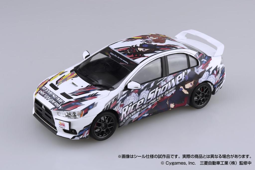 Aoshima Bunka Kyozai Itasha Series Uma Musume Pretty Derby Mitsubishi CZ4A Lancer Evolution X Final Edition Plastic Model Co., Ltd. (AOSHIMA) 1/24