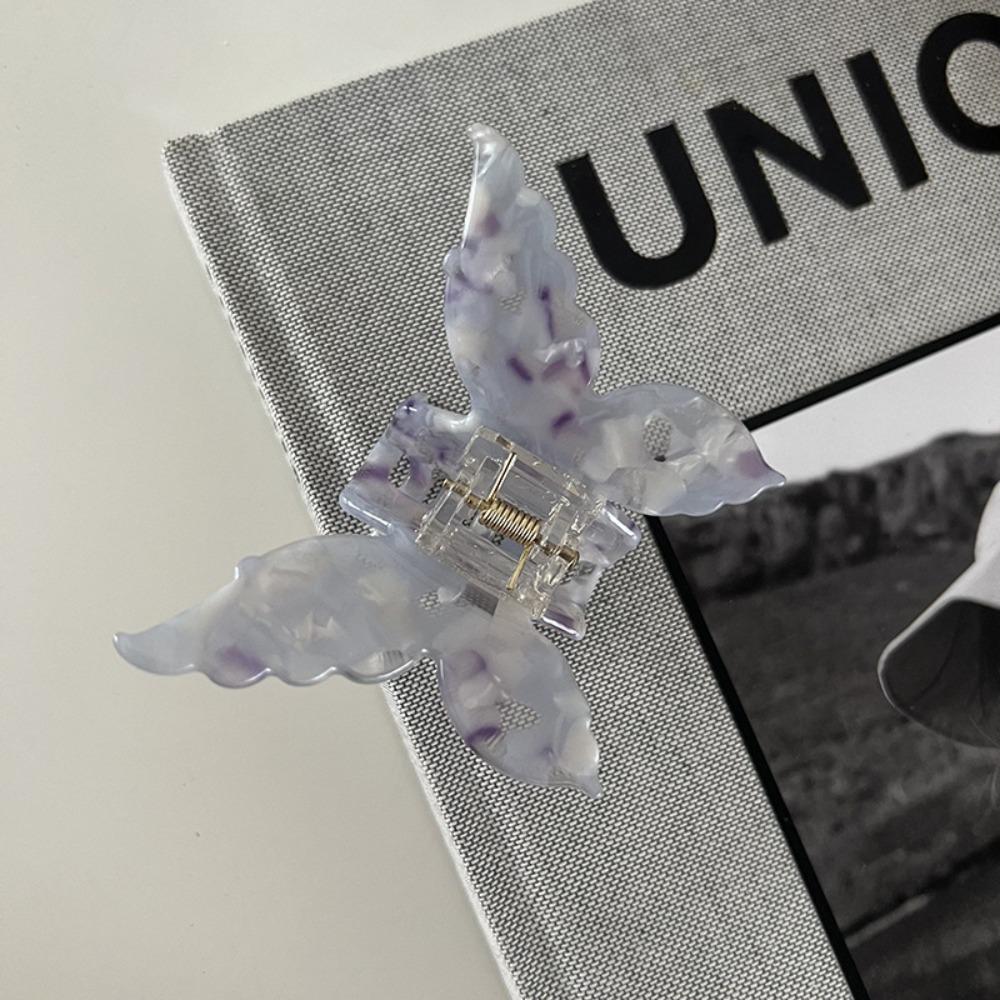 Acetate Fiber Butterfly Hair Claw Colorful Hair Clamps New Hair Clip