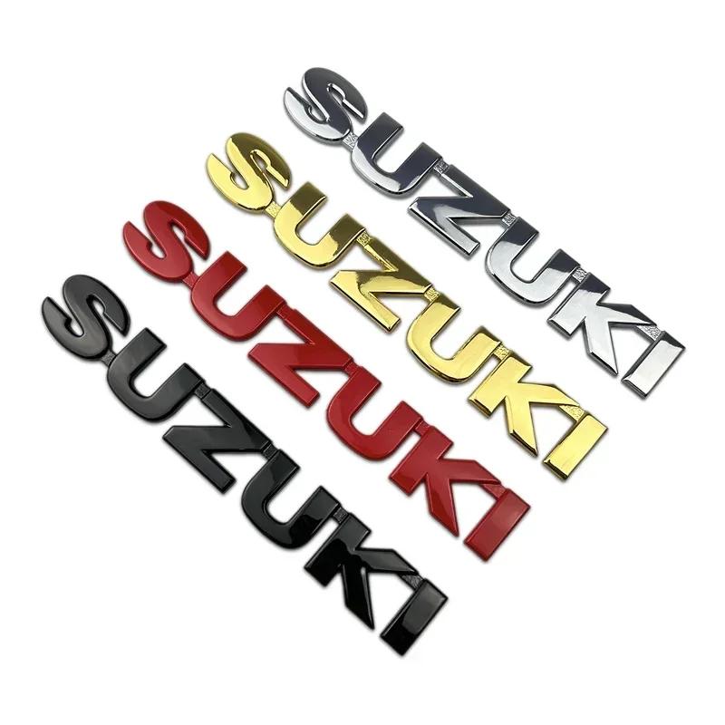 Металлический Значок-Буква на Багажник для Suzuki SX4 S-Cross Samurai Swift Sport Jimny Grand Vitara XL Alto Ignis Наклейка на Задний Значок Автомобиля