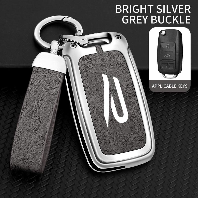 Car Key Case Cover Shell For Volkswagen VW New R Logo Polo Tiguan Golf Jetta Beetle Eos Scirocco Up Transporter Sharan Accessory